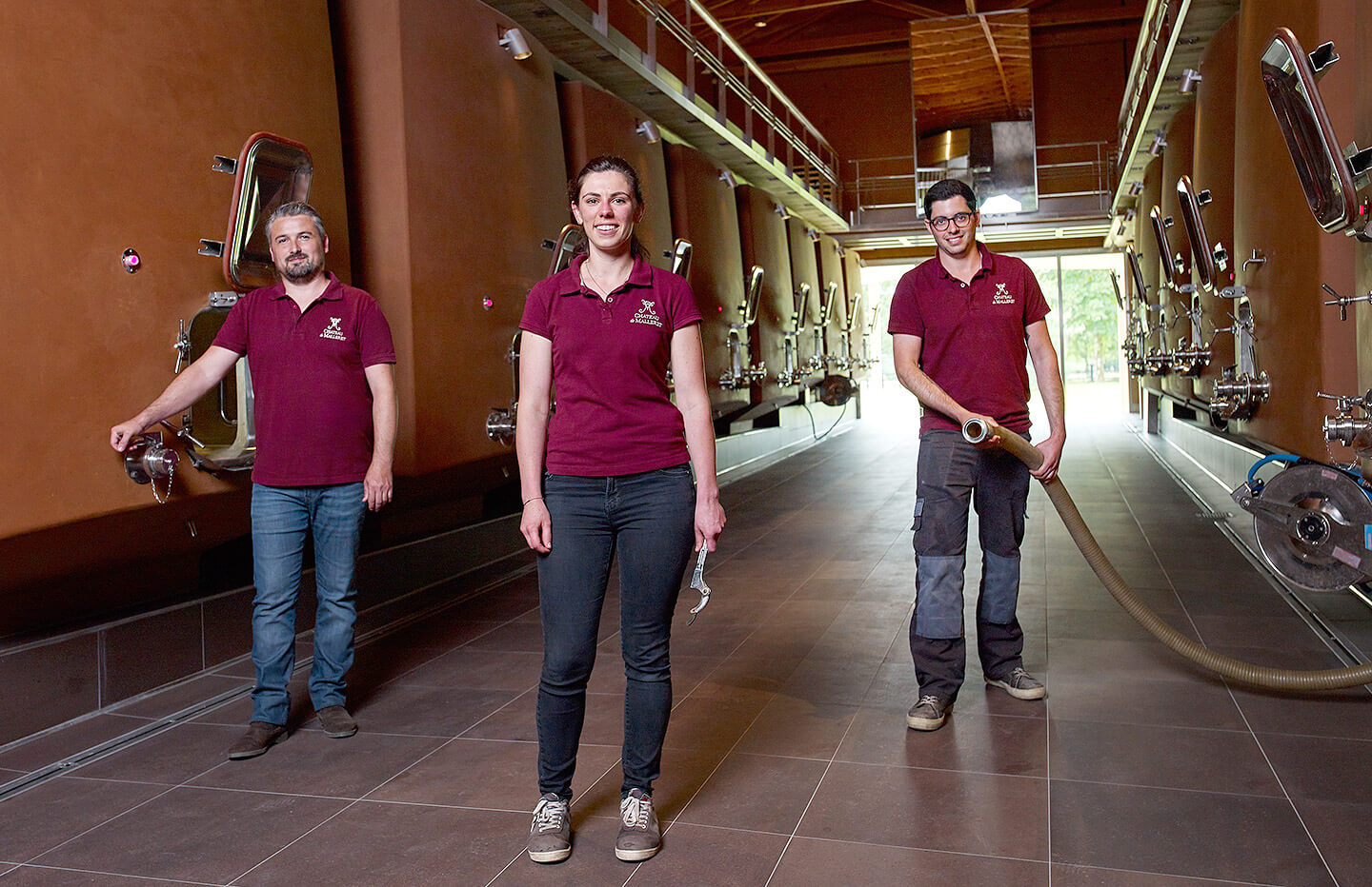 Cellar team Château de Malleret